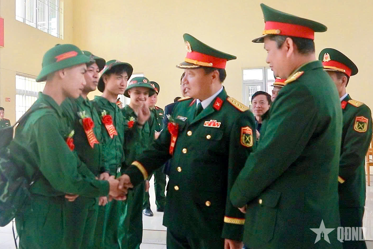 Bộ CHQS tỉnh Quảng Ninh kiểm tra công tác tiếp nhận chiến sĩ mới tại Trung đoàn 244

